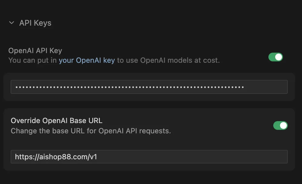 Cursor Configuration